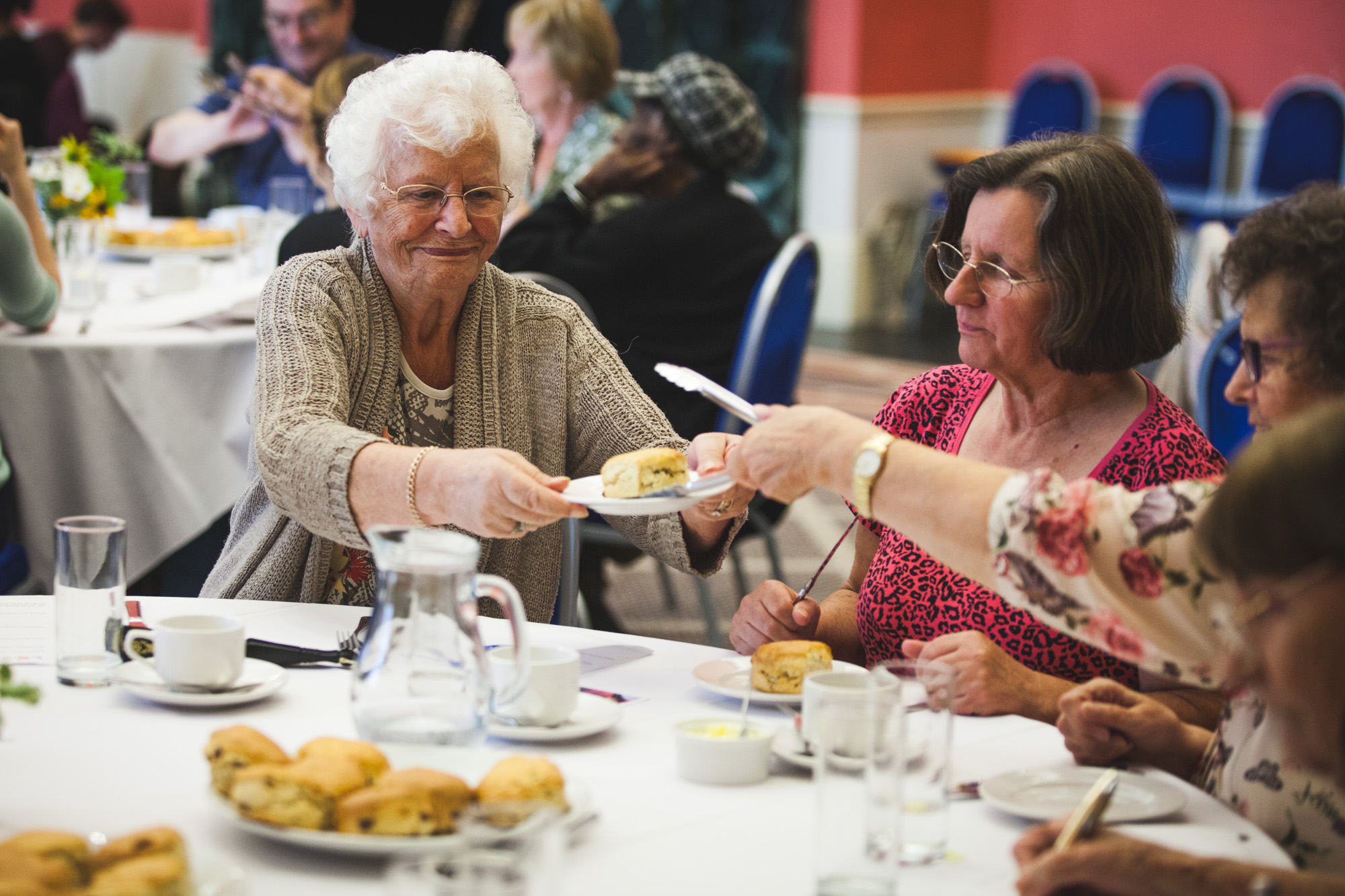 Live Music Now's Songs and Scones programme brings together isolated and vulnerable older people who live in the community or in care homes for an afternoon of music, afternoon tea and conversation. Alexandra Palace in London, Oct. 02, 2014 (Photos/Ivan Gonzalez)