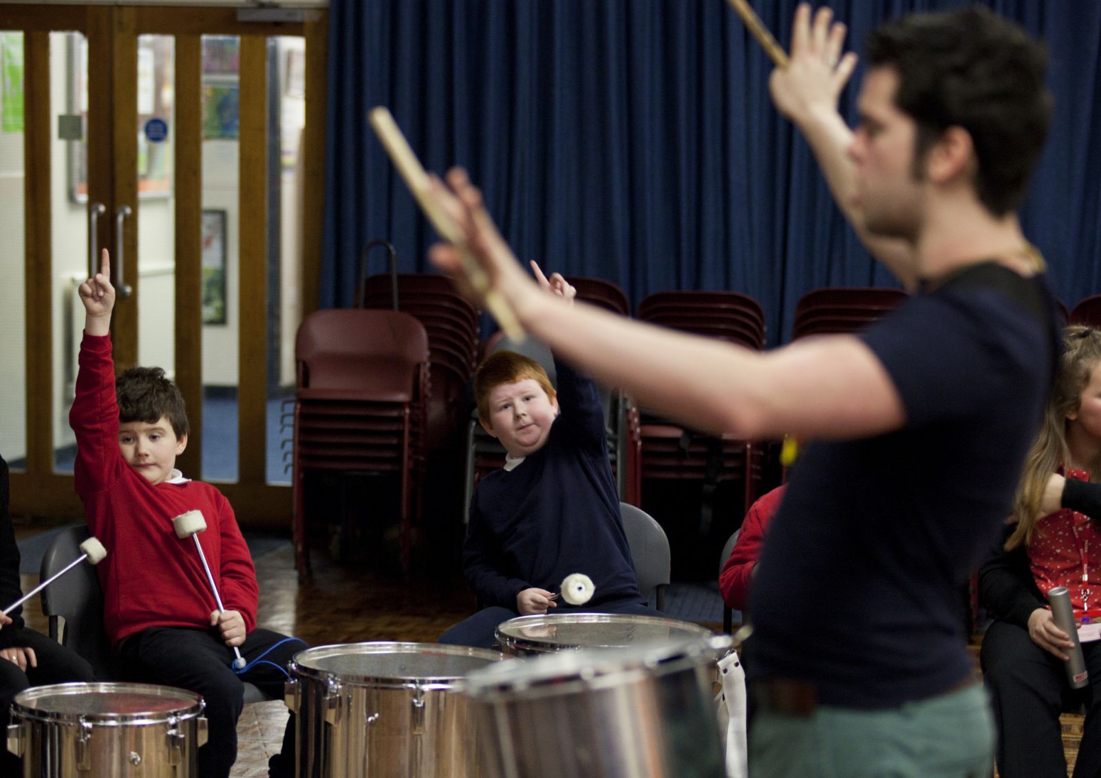 Using percussion to support the musical and personal development of a