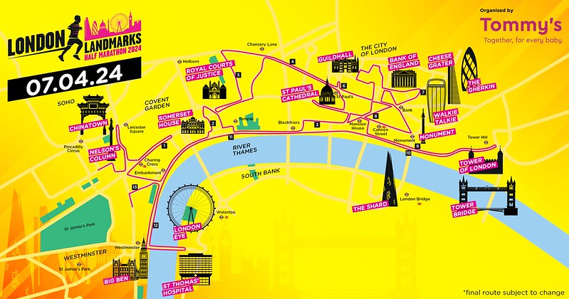 London Landmarks Half Marathon - The Midi Music Company